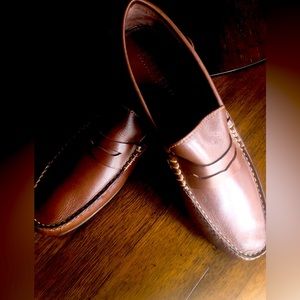 Brand new Florsheim leather slip-ons size 12